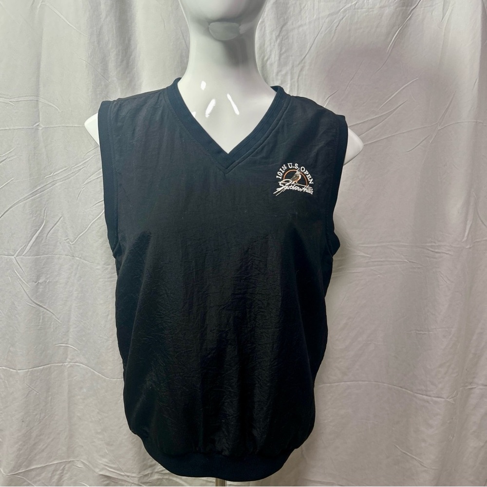 101st US Open Southern Hills Golf Vest Women S/P Black Windbreaker